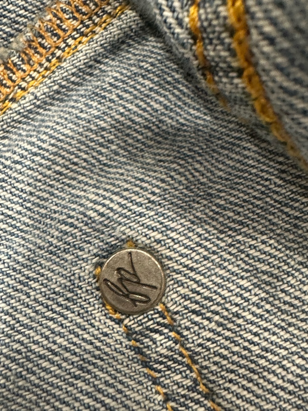 Distressed grunge festival Denim Jacket free people boho - Picture 11 of 12